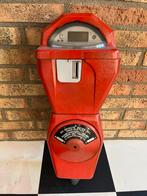 Vintage rode parkeermeter, Verzamelen, Automaten | Overige, Ophalen, Gebruikt