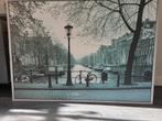 Amsterdam Gracht Poster - 140x100 cm, Nieuw, 125 cm of meer, Ophalen of Verzenden, Foto of Poster