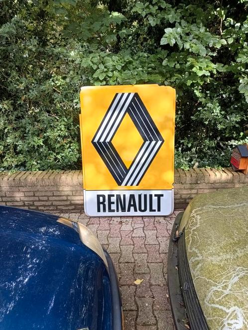Reclame Bord Renault, Verzamelen, Retro, Overige typen, Ophalen