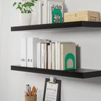 IKEA LACK zwarte, zwevende wandplank | 110 x 26 cm, Huis en Inrichting, Ophalen, Zo goed als nieuw