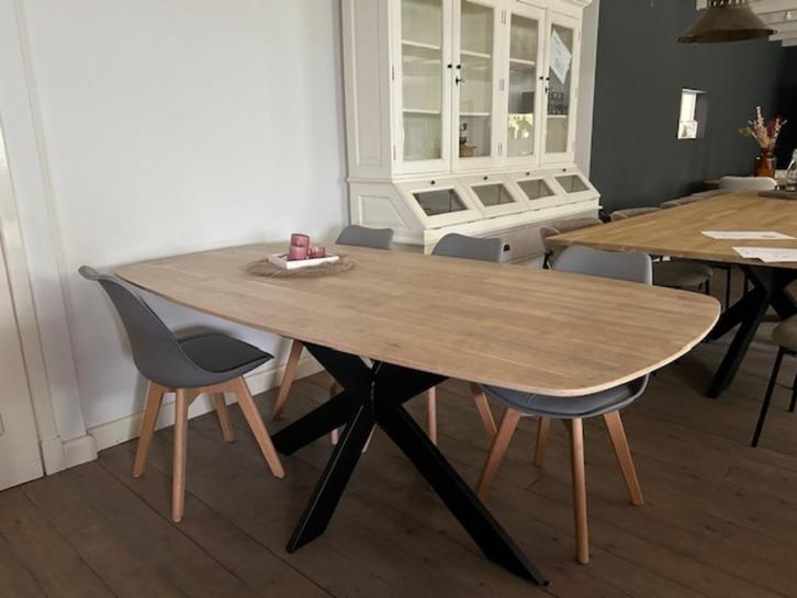 Nieuwe Deens ovale eiken eettafel 190x100cm, Huis en Inrichting, Tafels | Eettafels, Nieuw, 100 tot 150 cm, 150 tot 200 cm, Ophalen