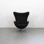 2 Fritz Hansen Egg Chair Zwart Nieuw in de doos, Huis en Inrichting, Ophalen of Verzenden, Nieuw, Stof