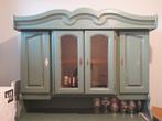 Vintage buffetkast met glazen deuren (alleen bovenkant), Ophalen, Gebruikt, 100 tot 150 cm, 100 tot 150 cm