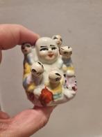 Vintage 1950 porselein boeddha met zootjes, Ophalen of Verzenden, Zo goed als nieuw