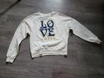 Cremekleurige trui met tekst LOVE Amour, Meisje, D-Zine, Trui of Vest, Ophalen of Verzenden