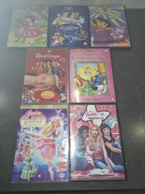 4 dvd's oa sprookjes, Cd's en Dvd's, Dvd's | Tekenfilms en Animatie, Zo goed als nieuw, Overige soorten, Alle leeftijden, Ophalen of Verzenden
