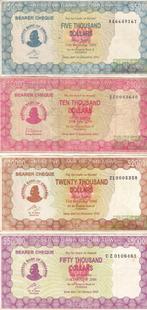 ZIMBABWE 5000 - TEN - TWENTY - FIFTY DOLLARS, Postzegels en Munten, Bankbiljetten | Europa | Niet-Eurobiljetten, Ophalen of Verzenden