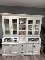 Witte Buffetkast met Glasdeuren, Ophalen of Verzenden