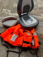 Bootstoelen (vissen) en twee zwemvesten, Watersport en Boten, Ophalen, Gebruikt, Motor en Techniek, Motorboot