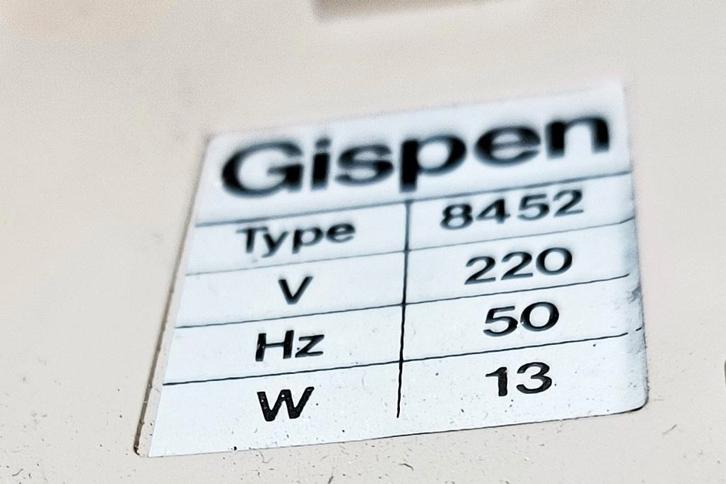 Gispen vintage bureaulamp - Industriële architecten lamp 60s, Huis en Inrichting, Lampen | Tafellampen, Gebruikt, 50 tot 75 cm