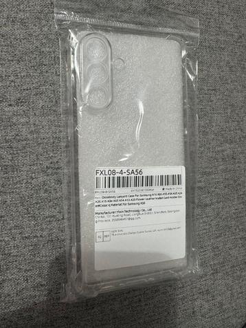 Doorzichtig siliconen hoesje Samsung A56 Nieuw beschikbaar voor biedingen