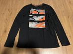 Longsleeve legerprint, Maat 164-170, Ophalen of Verzenden, Zo goed als nieuw, Jongen, Shirt of Longsleeve