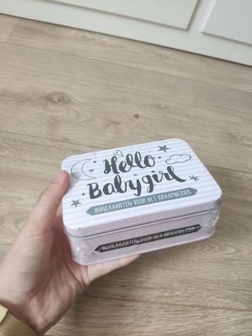 Hello baby girl invulkaarten voor het kraambezoek nieuw beschikbaar voor biedingen