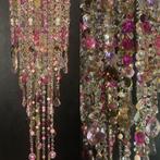 Unieke handgemaakte lamp roze, custom made plafondlamp VdlM, Huis en Inrichting, Lampen | Hanglampen, Ophalen, Nieuw, Hotel Chique Hollywood Regency Ibiza kroonluchter Boho pink
