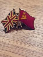 V 168 Pin  Vlaggen Van Goot Britain en USSR, Verzamelen, Speldjes, Pins en Buttons, Ophalen of Verzenden, Zo goed als nieuw