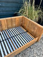 Steigerhouten Bedframe / Tuinbank - 2 stuks, Ophalen, Gebruikt, Eenpersoons, Hout