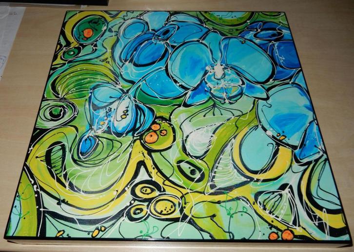 Setje ´schilderijen´ / hoogglans prints Incado, Antiek en Kunst, Kunst | Schilderijen | Modern, Ophalen of Verzenden