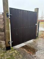 Teundeur poort, Tuin en Terras, Schuttingen, Ophalen, 1 tot 2 meter, Minder dan 3 meter, Zo goed als nieuw