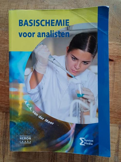 A.G.A. van der Meer - Basischemie voor analisten, Boeken, Schoolboeken, Zo goed als nieuw, Nederlands, Ophalen of Verzenden
