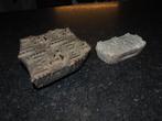 2 oude batik stempels uit india, Antiek en Kunst, Ophalen of Verzenden