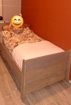 Steigerhouten Eenpersoonsbed 90x200, Huis en Inrichting, Ophalen, Gebruikt, 90 cm, Eenpersoons