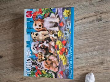 Puzzel puppies 1000 stuks  beschikbaar voor biedingen