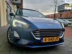 Ford Focus Wagon 1.0 EcoBoost Titanium X Business PanoDak Vo, 65 €/maand, 125 pk, Gebruikt, Blauw
