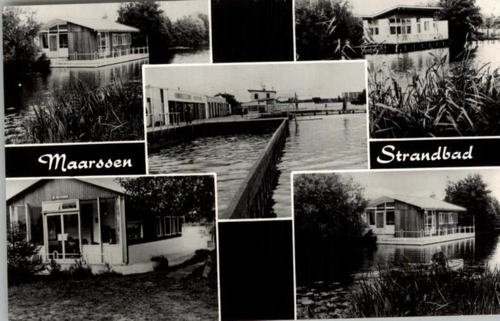 Maarssen Strandbad  5 afb., Verzamelen, Ansichtkaarten | Nederland, Ongelopen, Utrecht, 1960 tot 1980, Verzenden