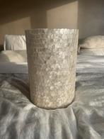 Wandlamp met schelpen - Wit, Ophalen of Verzenden, Zo goed als nieuw, Overige materialen