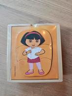 Dora Poppen Puzzel - 18 Stukjes, 2 tot 4 jaar, Nieuw, Ophalen of Verzenden, Van hout