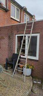 Aluminium Ladder - 12 Sporten, Doe-het-zelf en Verbouw, Ladders en Trappen, Ophalen, Gebruikt, Ladder, 2 tot 4 meter