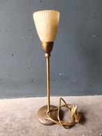 Antieke koperen lamp Tafellamp, Ophalen, Metaal, Minder dan 50 cm
