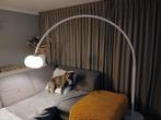 Vintage Booglamp Jaren 80 - Verstelbaar, Huis en Inrichting, Lampen | Vloerlampen, Ophalen of Verzenden, Zo goed als nieuw, Glas
