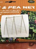 Jute net voor klimplanten zoals erwten, bonen, peultjes, Tuin en Terras, Ophalen, Nieuw