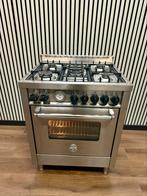 Luxe Bertazonni Fornuis 5 pits RVS 70x60 cm, 60 cm of meer, Ophalen of Verzenden, Zo goed als nieuw, Energieklasse A of zuiniger