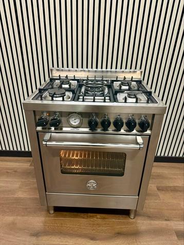 Luxe Bertazonni Fornuis 5 pits RVS 70x60 cm beschikbaar voor biedingen