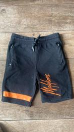 Korte Malelions broek zwart met oranje, Kinderen en Baby's, Kinderkleding | Maat 164, Jongen, Malilions, Ophalen of Verzenden