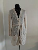 King Louie cardigan Mohair en wol Maat L, Wit, Maat 42/44 (L), Ophalen of Verzenden, Zo goed als nieuw