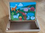 Houten Magneet/Krijtbord Boerderij, Kinderen en Baby's, Speelgoed | Educatief en Creatief, Ophalen of Verzenden, Gebruikt, Knutselen