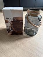 Senza Vaas - Groen/Blauw Glas - Nieuw, Huis en Inrichting, Woonaccessoires | Vazen, Ophalen, Nieuw, Glas, Minder dan 50 cm