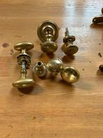 Messing Deurbeslag - Alles in 1 Koop, Doe-het-zelf en Verbouw, Hang- en Sluitwerk, Ophalen of Verzenden, Gebruikt, Koper of Messing