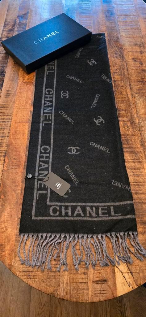 Luxe Kasjmier & Zijde Sjaal, Kleding | Dames, Mutsen, Sjaals en Handschoenen, Nieuw, Sjaal, Maat 46/48 (XL) of groter, Ophalen of Verzenden