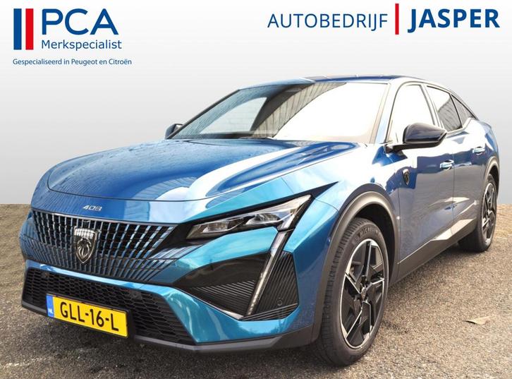 Peugeot 408 1.2 GT Autom Leer/alc elec stoel mass LED rondom, Auto's, Peugeot, Bedrijf, Te koop, 360° camera, ABS, Achteruitrijcamera