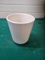 bloempot wit rond, Tuin en Terras, Bloempotten, Ophalen of Verzenden, 'T Olde Gre-j, Info@toldegrej.nl, Endepoelstraat 20f Didam