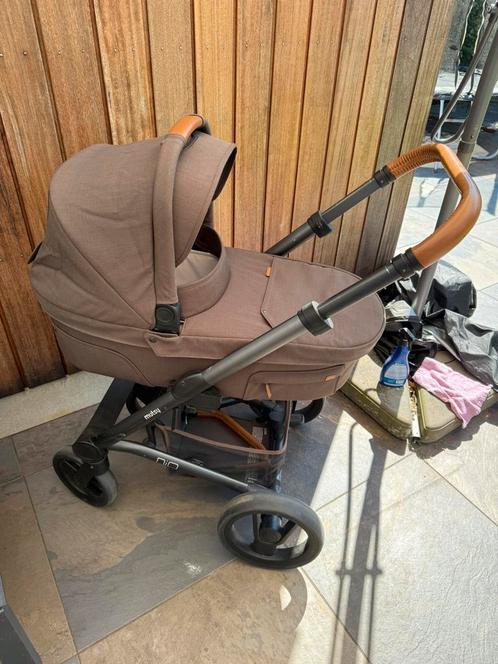 Mutsy nio sea green, Kinderen en Baby's, Kinderwagens en Combinaties, Gebruikt, Combiwagen, Mutsy, Met reiswieg, Verstelbare duwstang