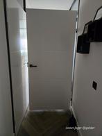 BInnendeur - Zo goed als nieuw met zwart beslag, Doe-het-zelf en Verbouw, Deuren en Horren, Ophalen, Binnendeur, Zo goed als nieuw