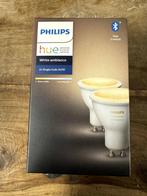 Philips hue White Ambiance 2X Single Bulb GU10, Nieuw, Led-lamp, Overige fittingen, Verzenden