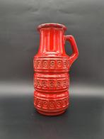 Vintage West Germany vaas Scheurich tundra 429-26 Rood, Ophalen of Verzenden