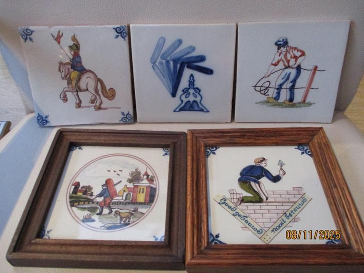 Tichelaar - wandtegels - Makkum - Friesland, Huis en Inrichting, Woonaccessoires | Wanddecoraties, Zo goed als nieuw, Ophalen of Verzenden