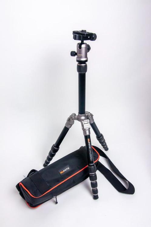 MeFoto A0350 Lichtgewicht statief, Audio, Tv en Foto, Fotografie | Statieven en Balhoofden, Zo goed als nieuw, Driepoot, Minder dan 150 cm